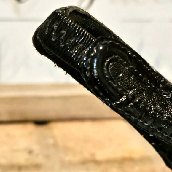 Cole Haan Slingback Pumps Wedge Heel Nike Air Black Sz 9 - Picture 8 of 9